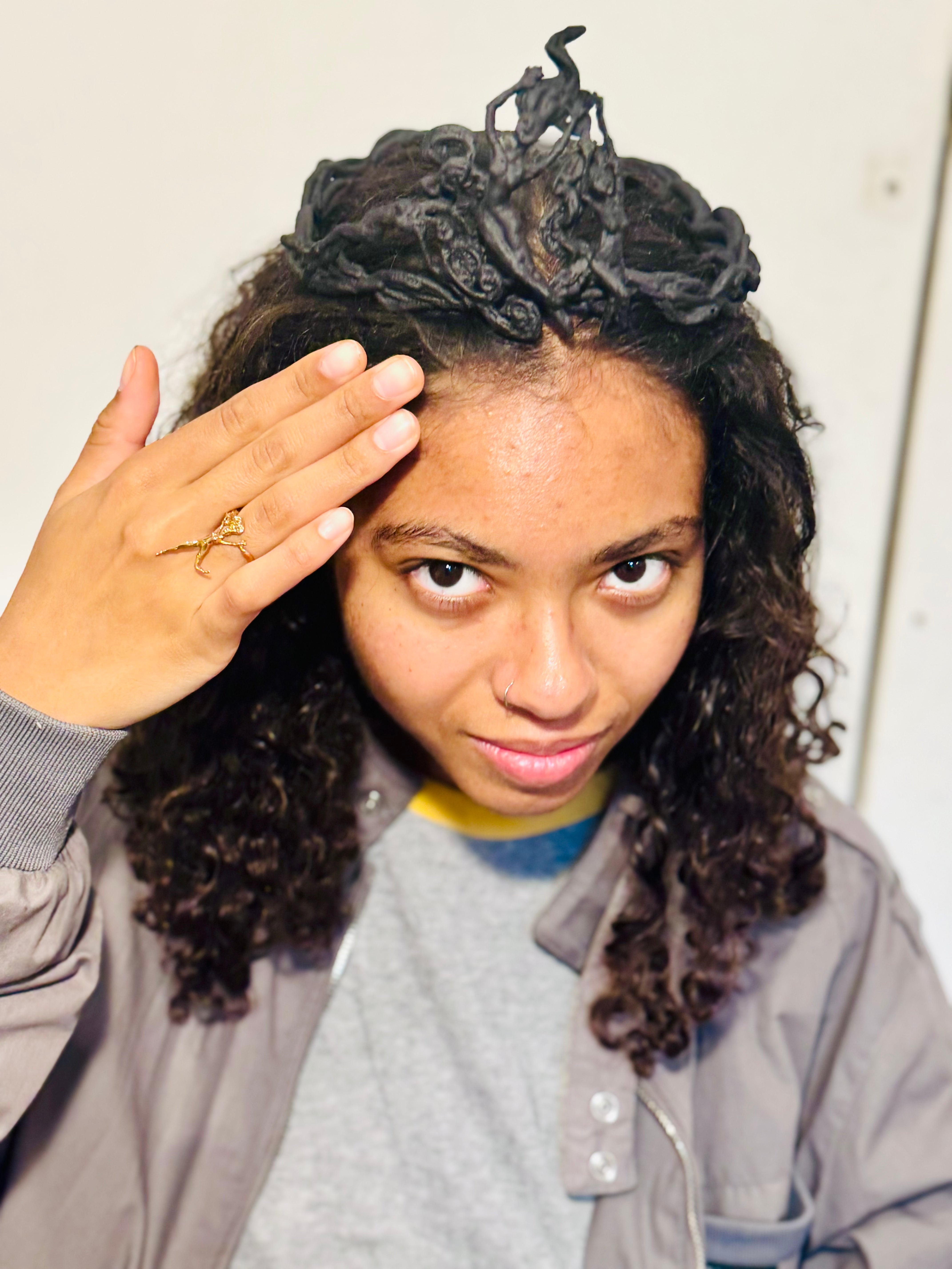 3D Printed Crown - Wearable Sculpture