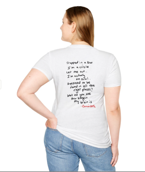 Lyrics from the Carrie Able song "Box" Unisex Softstyle T-Shirt